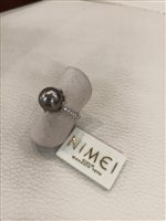 Anello Nimei Donna in Oro bianco Perla PLI1648T